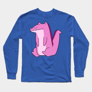 Pink Alligator Long Sleeve T-Shirt